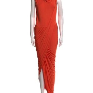Vivienne Westwood Red Vian Twisted Wrap Dress $800+ Excellent Condition